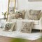 Bless Our Home Farmhouse Eucalyptus Leaves Throw Pillow Covers, 18 x 18 Inch Truck Home Sweet Home Cushion Case Decorations Set of 4